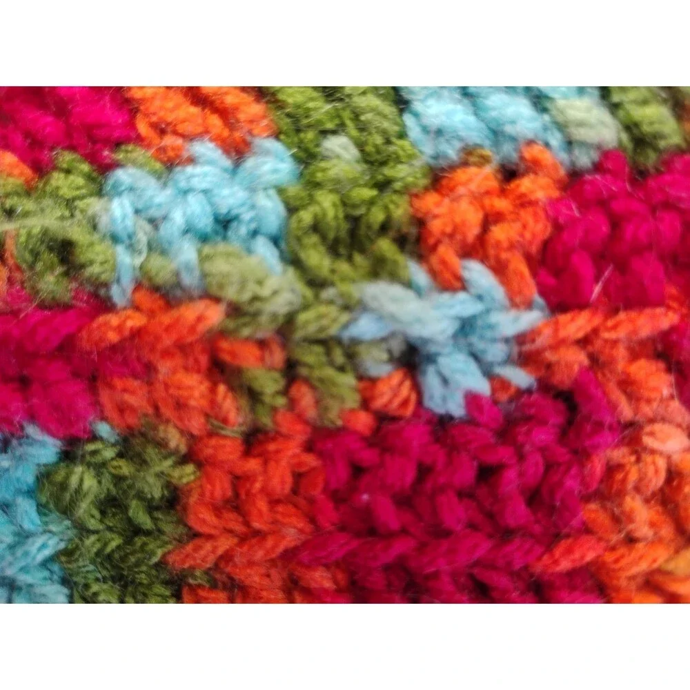 Women's Multi-Colored Handmade Skirt Maybe Large Knee Length